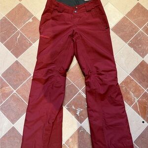Patagonia Woman's Burgundy Snow Pants